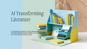 What are the implications of AI in literature?